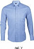 Camisa Sin Planchado Business Men Sols - Color Celeste